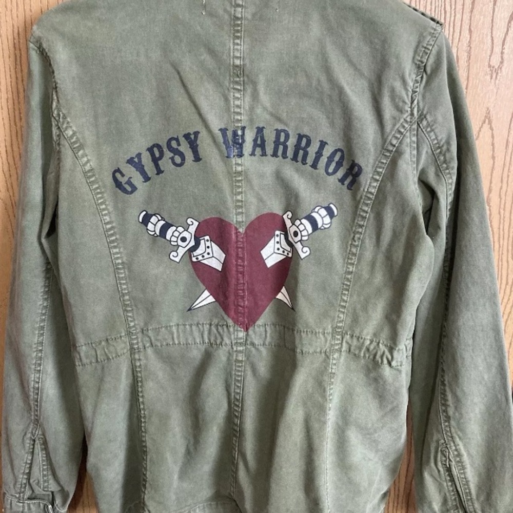 Gypsy Warrior Olive Utility Jacket